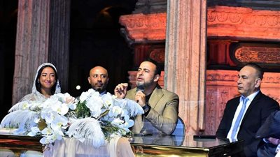 إبراهيم حسن يحتفل بعقد قران ابنته بحضور الداعية مصطفى حسني وعدد من المشاهير