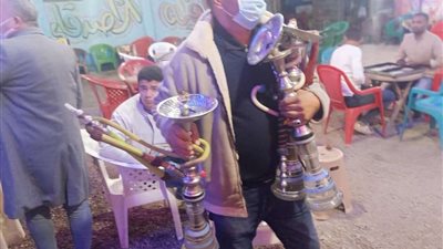 حملة لرفع الاشغالات والمخالفات بشوارع مدينة الصف بالجيزة.. صور