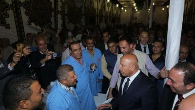 وزير النقل يزور الورش المركزية  لشركة شرق الدلتا للنقل والسياحة