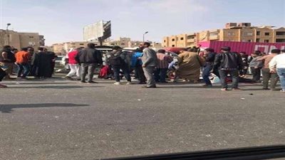 مصرع سائق وإصابة شخصين في حادث تصادم بالمنيا