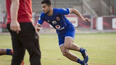 إصابة أيمن أشرف فى مران الأهلي