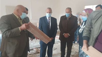 محافظ القليوبية يتفقد أعمال تطوير مبنى ديوان عام المحافظة