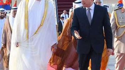 عاجل: الرئيس السيسي يستقبل الشيخ محمد بن زايد رئيس دولة الإمارات