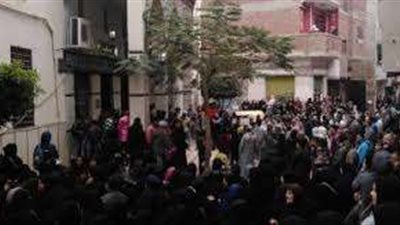 تشييع جنازة 2 من ضحايا حريق عقار بكرداسة