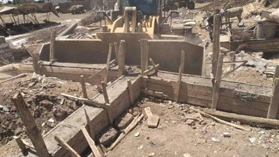 إزالة 17 حالة تعدي على أراضى زراعية وبناء مخالف بمركز سمالوط بالمنيا