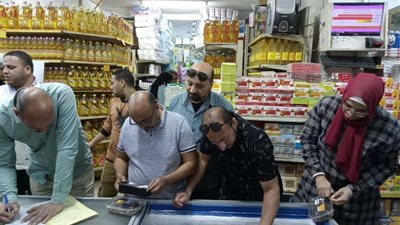 ضبط منتجات منتهية الصلاحية خلال حملة بالمنيا