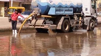 محافظ الشرقية يوجه بسرعة إصلاح انفجار خط مياه شرب بالزقازيق