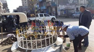 سخرية على وسائل التواصل الاجتماعى بسبب صينية التشجير ببسيون .. ومسئول يرد