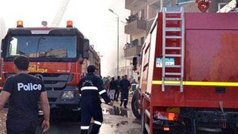 حريق داخل شقة