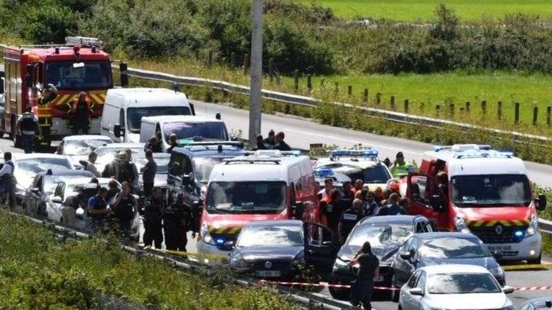 حادث سير في فرنسا
