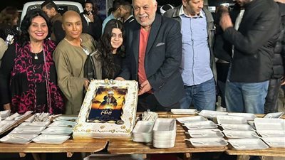 روجينا تحتفل بانتهاء تصوير 