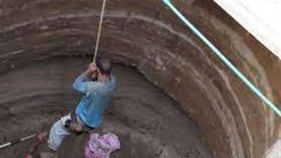 الإنقاذ البري يواصل البحث لاستخراج 4 عمال انهارت عليهم بيارة بحلوان