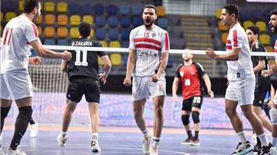 طائرة الزمالك تتوج بلقب الدوري على حساب الأهلي