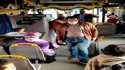 حملات لتطبيق الغرامة الفورية لمخالفين ارتداء الكمامة في النقل العام