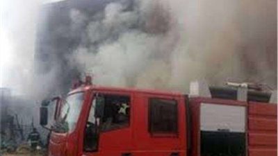 السيطرة على حريق ضخم داخل عصارة قصب فى المنيا