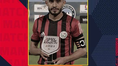 رغم خساره فريقه.. سمير فكري رجل مباراة الداخلية وبيراميدز بالدوري