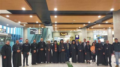 وفد الكنيسة بمصر يصل قبرص للمشاركة في مؤتمر وثيقة كنائس الشرق الأوسط