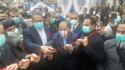 وزيرا التنمية المحلية والأثار يفتتحان مسار العائلة المقدسة بسمنود