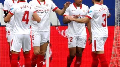 إشبيلية تتقدم على مانشستر يونايتد بالهدف الثاني