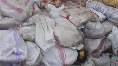ضبط 15 طن لحوم غير صالحة للاستهلاك الأدمي بشبرا