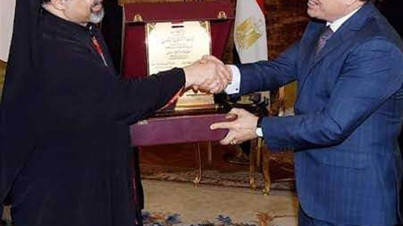 الرئيس السيسي والانبا