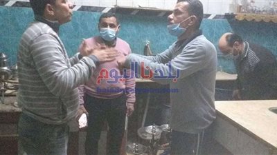 ضبط ٥٠ شيشة داخل مقاهي مخالفة في حوش عيسي