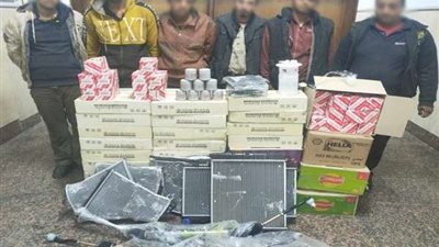 ضبط تشكيل عصابى سرق مخزن شركة قطع غيار سيارات بالقاهرة