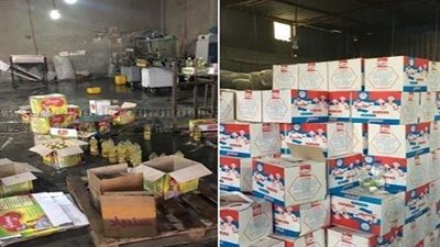 ضبط مصنع لتعبئة زيوت الطعام بدون ترخيص بالقاهرة