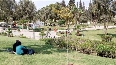 الحديقة الدولية تستقبل المواطنين في ثاني أيام العيد| بالصور