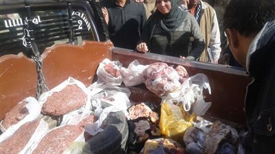 ضبط 2 طن لحوم غير صالحة للاستهلاك الأدمي بالقليوبية