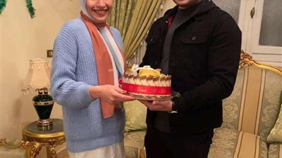 المقدم عبدالله أبو زيد يحتفل بخطوبته علي الدكتورة إيمان إبراهيم في أجواء عائلية