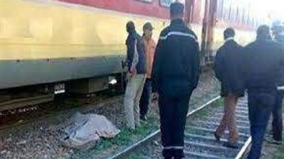 مصرع مسنة تحت عجلات القطار بالمنيا