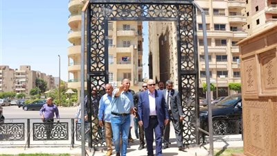 محافظ القاهرة يتفقد حديقة اللواء جمال محمد بمدينة نصر