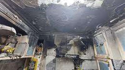 السيطرة على حريق داخل مخزن مواد بناء في المنيا