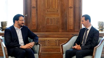 الأسد يلتقي مسئول إيراني لمناقشة سبل التعاون الاقتصادي