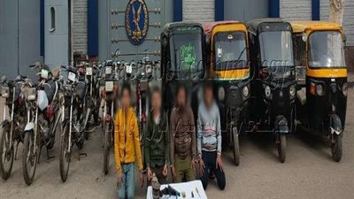 الإيقاع بتشكيل عصابى تخصص فى السرقة بالمنوفية