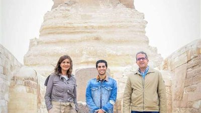 برفقة وزيري الهجرة والسياحة والآثار.. مينا مسعود سفير مبادرة 