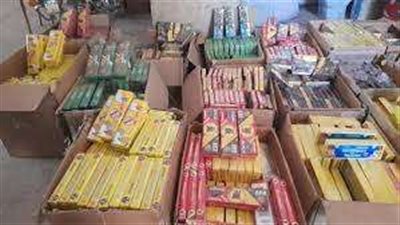 الداخلية تضبط 17 ألف قطعة ألعاب نارية بسوهاج