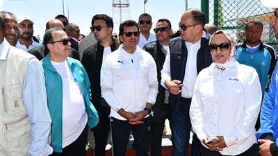 وزير الشباب والرياضة يشهد بانوراما التنمية الرياضية بشمال سيناء