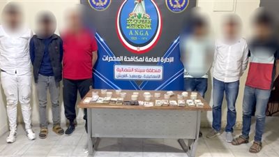 بحوزتهم 16 أسطوانة هيروين.. سقوط 6 عناصر إجرامية للاتجار بالمخدرات بالإسماعيلية