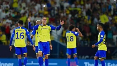 النصر يتقدم على الرائد بهدف نظيف في الشوط الأول