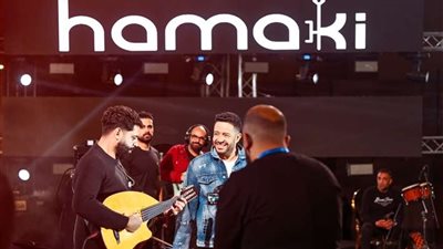 محمد حماقي يشعل حفله في مدينة دمياط الجديدة (صور)