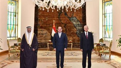 السيسي يستقبل عادل العسومي رئيس البرلمان العربي