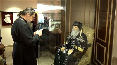 وفد رهباني روسي في زيارة المركز الثقافي القبطي الأرثوذكسي |صور