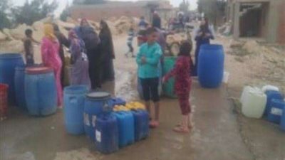 قطع المياه عن مدينة قها بسبب عطل مفاجئ