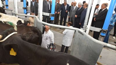 وزير التعليم العالي يفتتح المحلب الآلي بكلية زراعة أسيوط