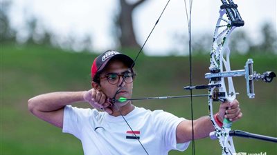 أرقام قياسية لأحمد فخري مع منتخب القوس والسهم بالبطولات العريية