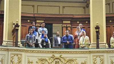 مجلس النواب يستقبل وفد طلابي من جامعة أسيوط