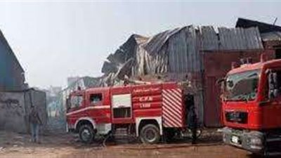 السيطرة على حريق بمخزن بطاطس بالقليوبية