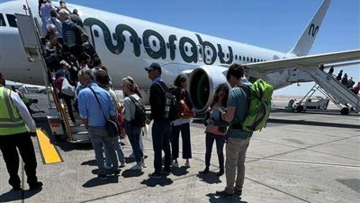 مطار الغردقة يستقبل أولى رحلات شركة الألمانية